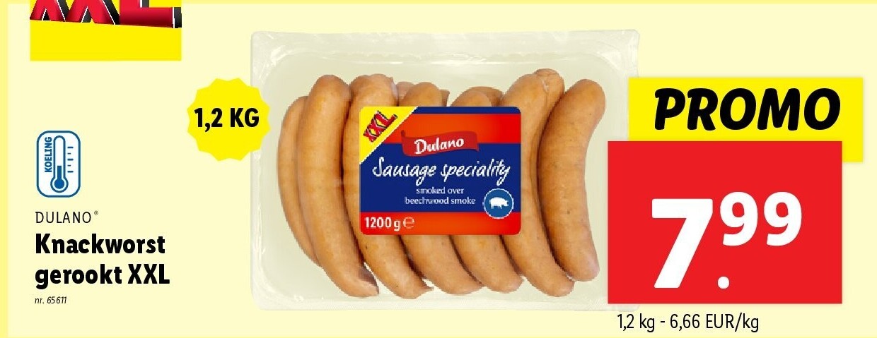 Knackworst gerookt XXL