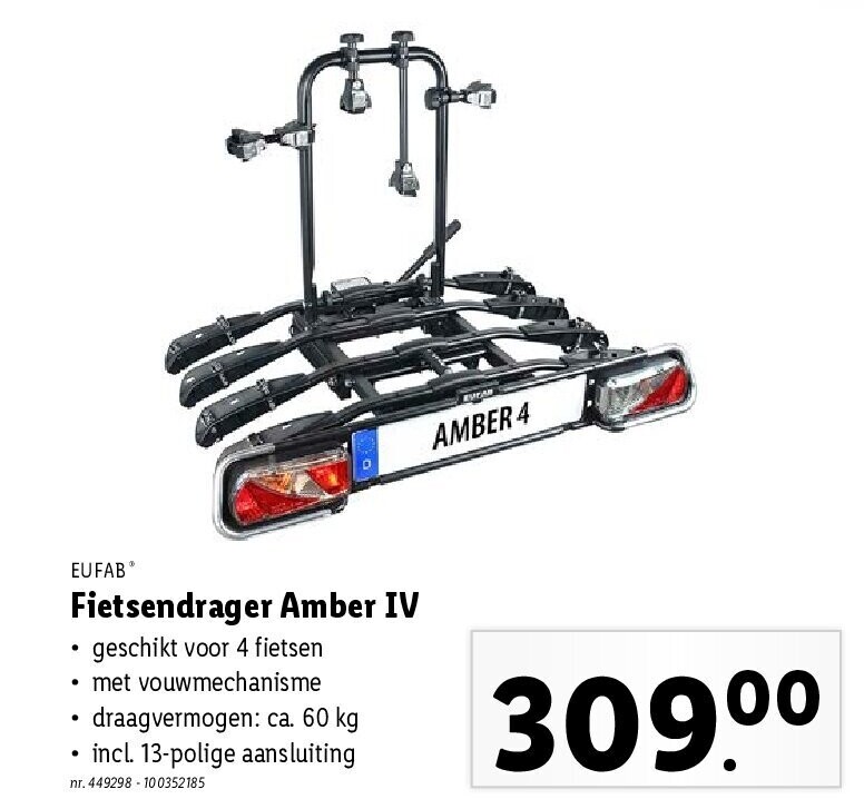 Fietsendrager Amber IV