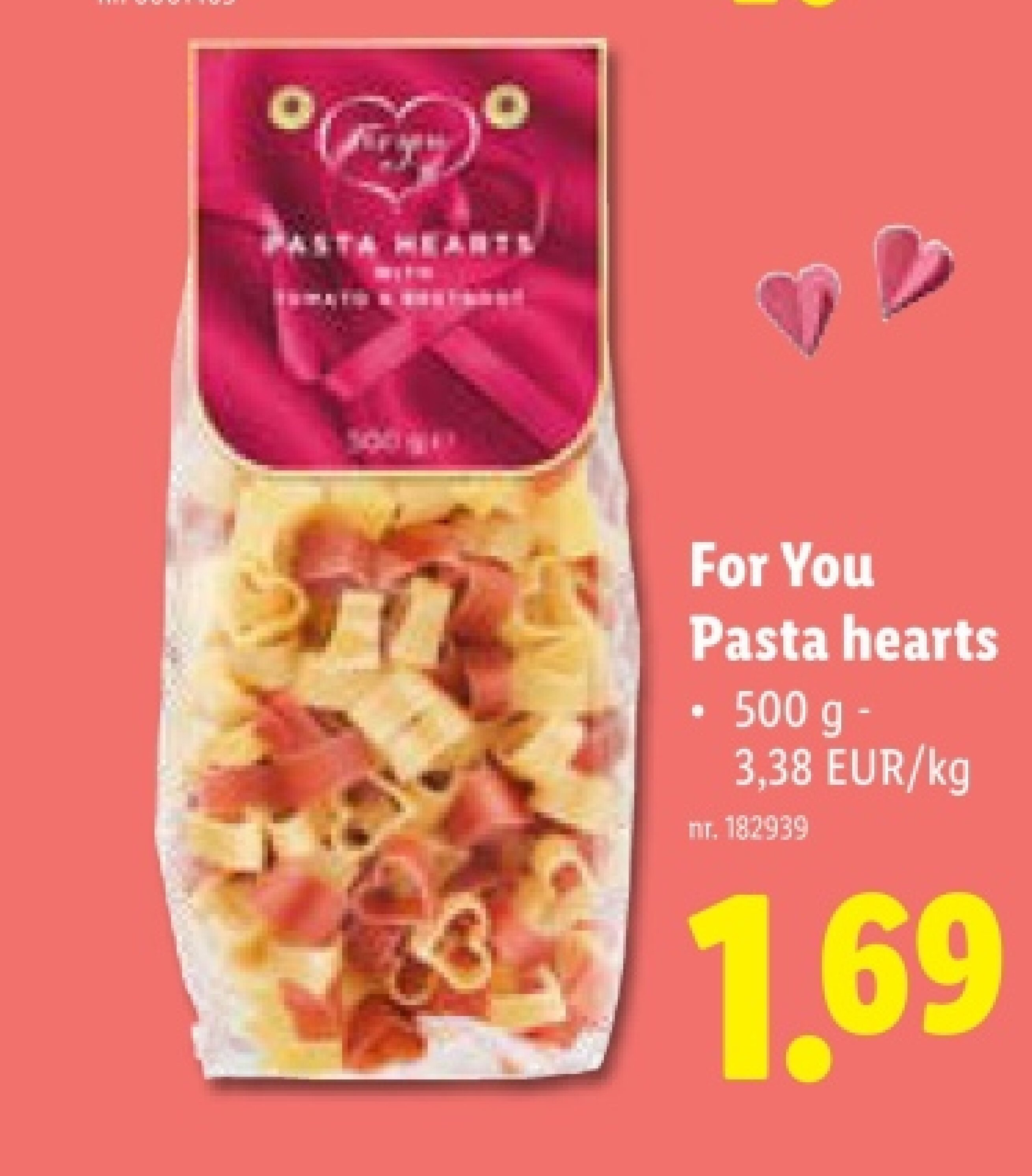 Pasta hearts
