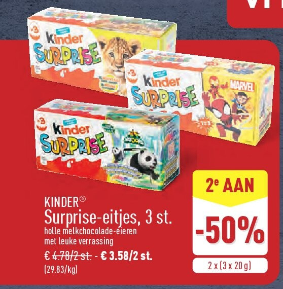 Surprise-eitjes, 3st.