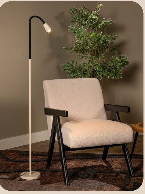 Vloerlamp / Leeslamp Jasper