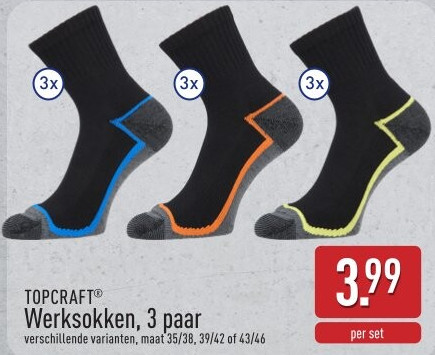 Werksokken, 3paar