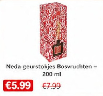 Neda geurstokjes Bosvruchten200 ml