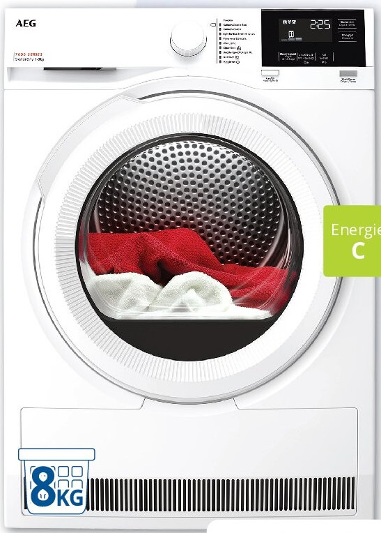 Droogkast met warmtepomp TR78E24Z 8 KG