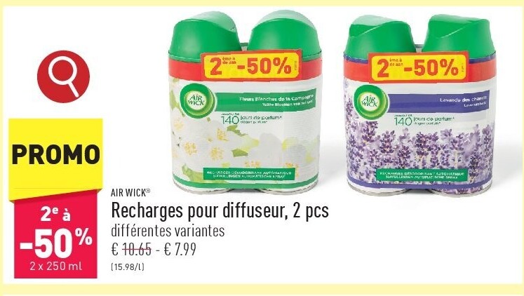 Recharges pour diffuseur, 2pcs