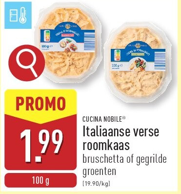 Italiaanse verse roomkaas
