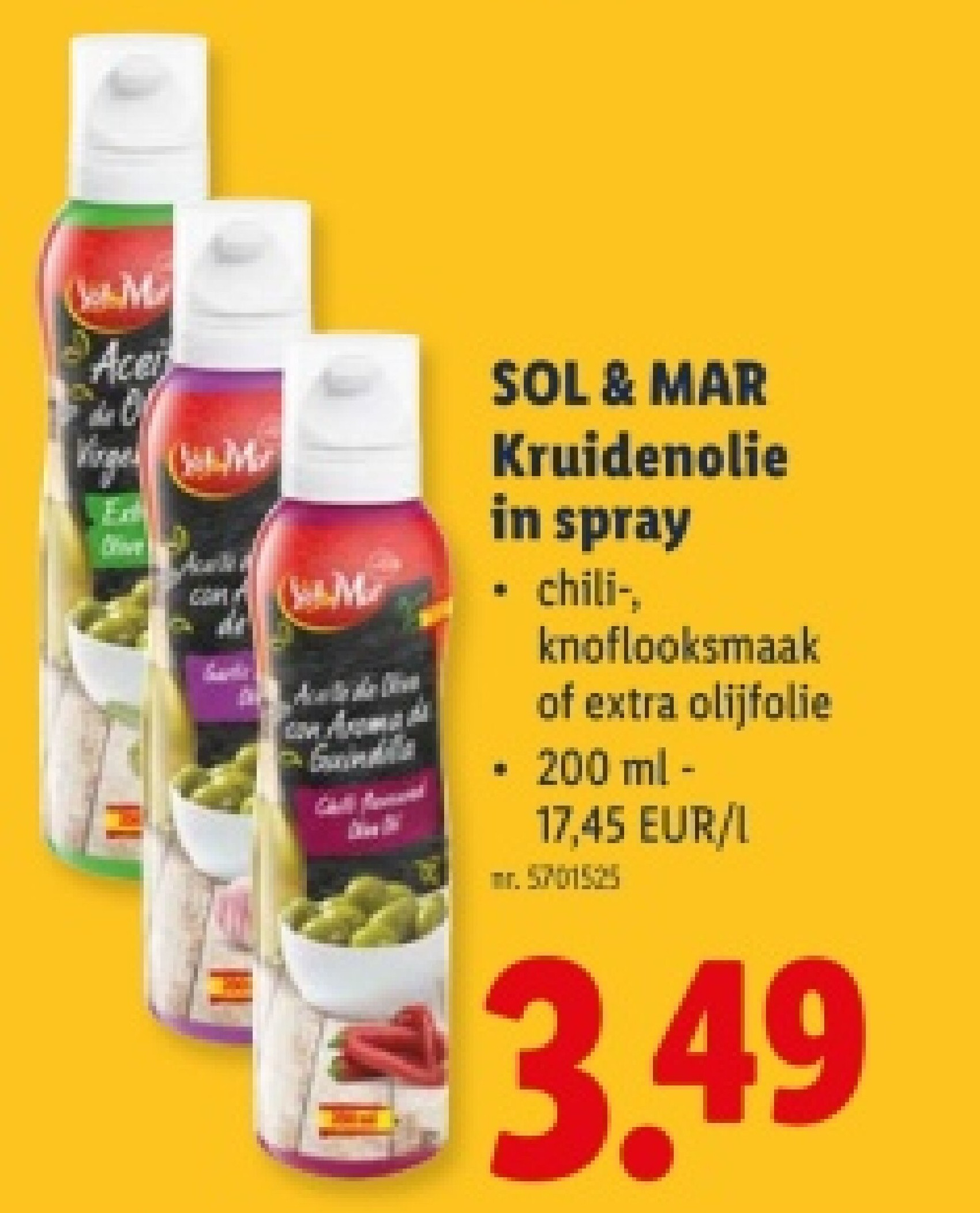 Kruidenolie in spray