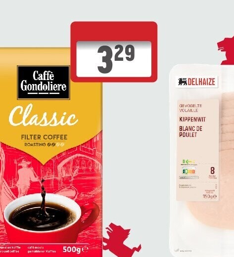 Gemalen koffie Caffè Gondoliere Classic 500 g