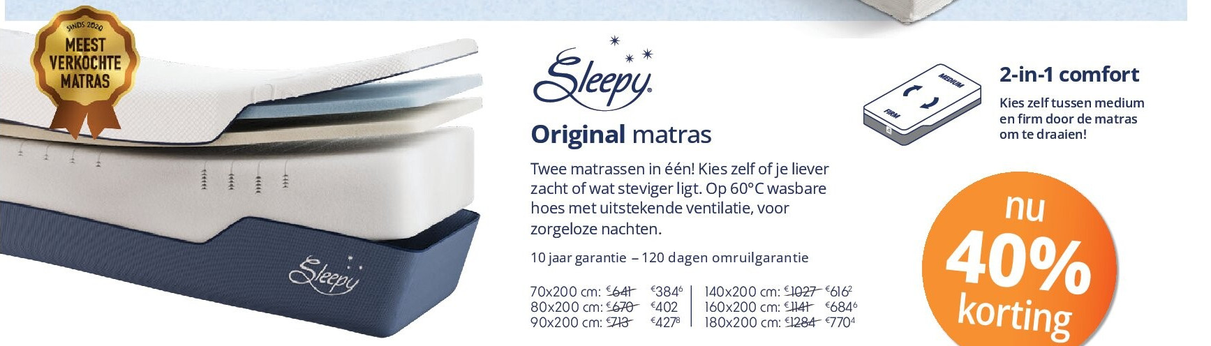 Sleepy Original matras