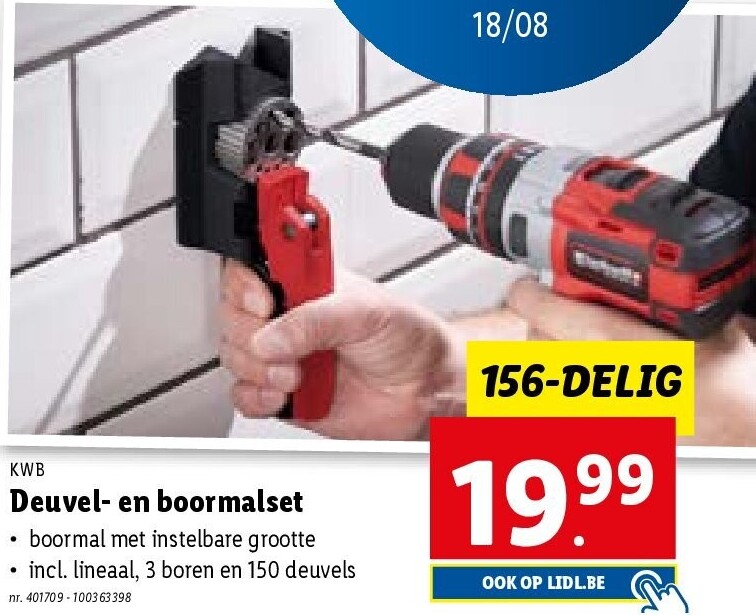 Deuvel- en boormalset