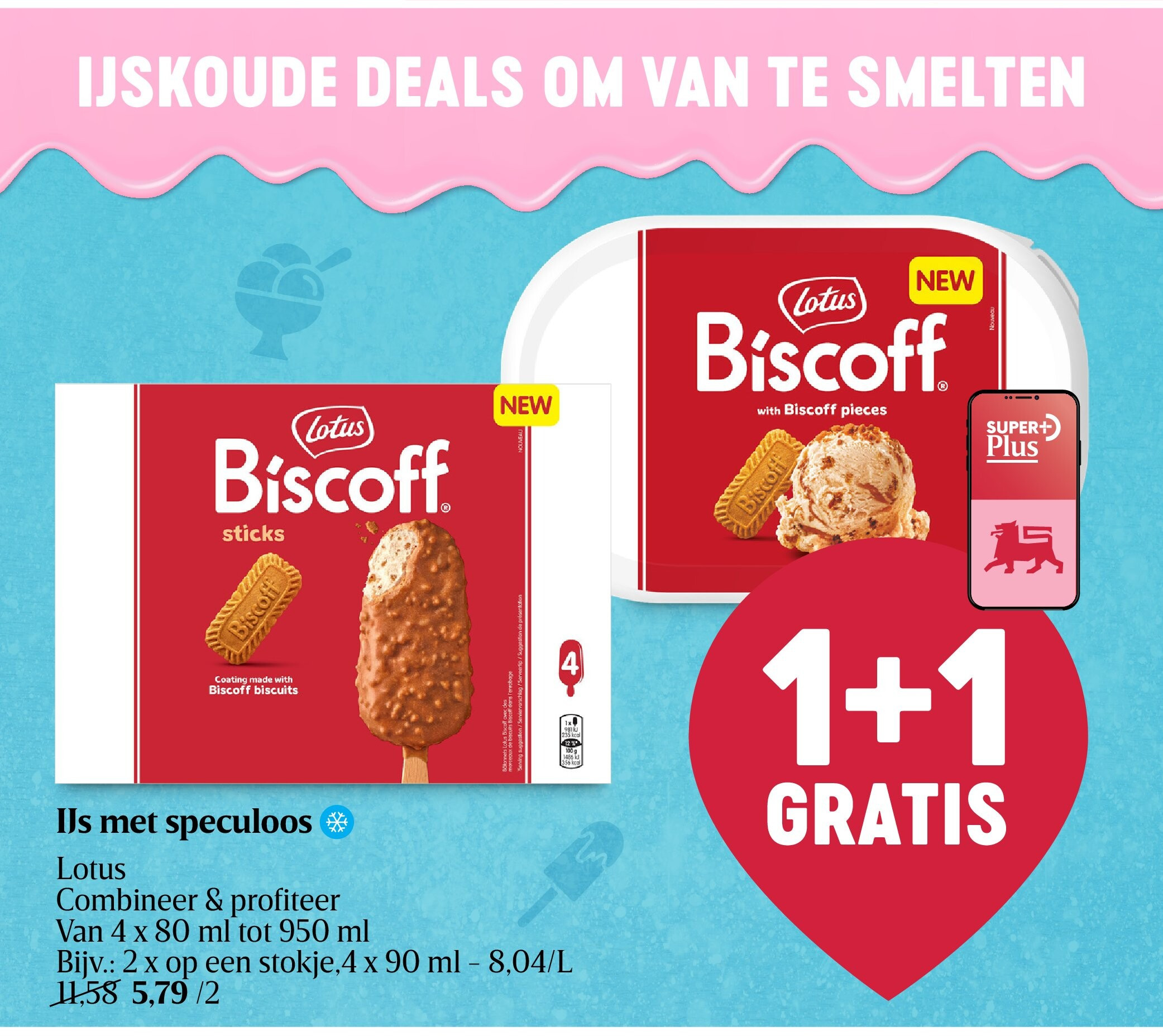 Glace au spéculoos