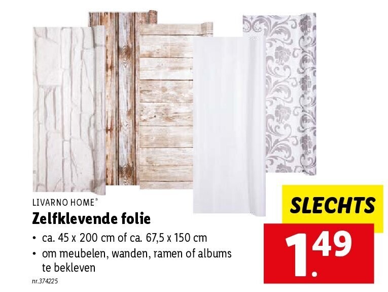 Zelfklevende folie