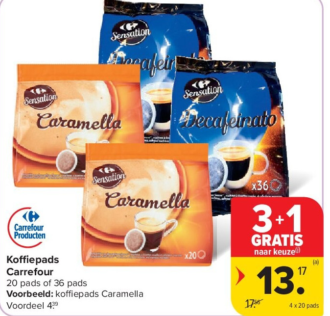 Koffiepads Carrefour