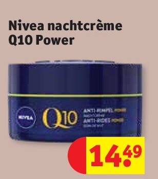 Nivea nachtcrème Q10 Power