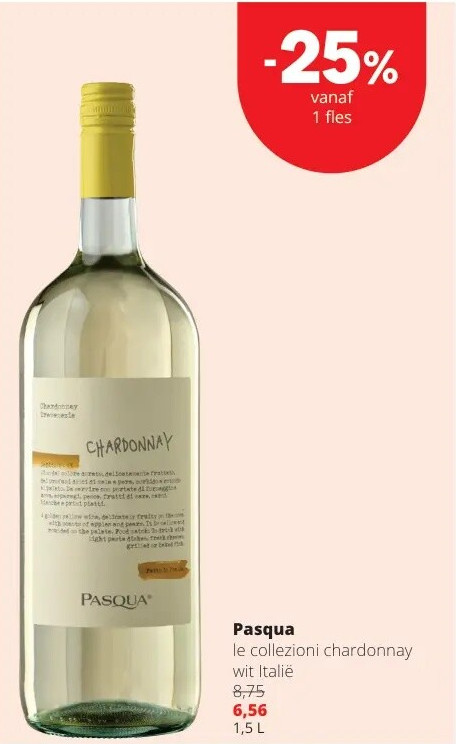 Pasqua le collezioni chardonnay wit Italië