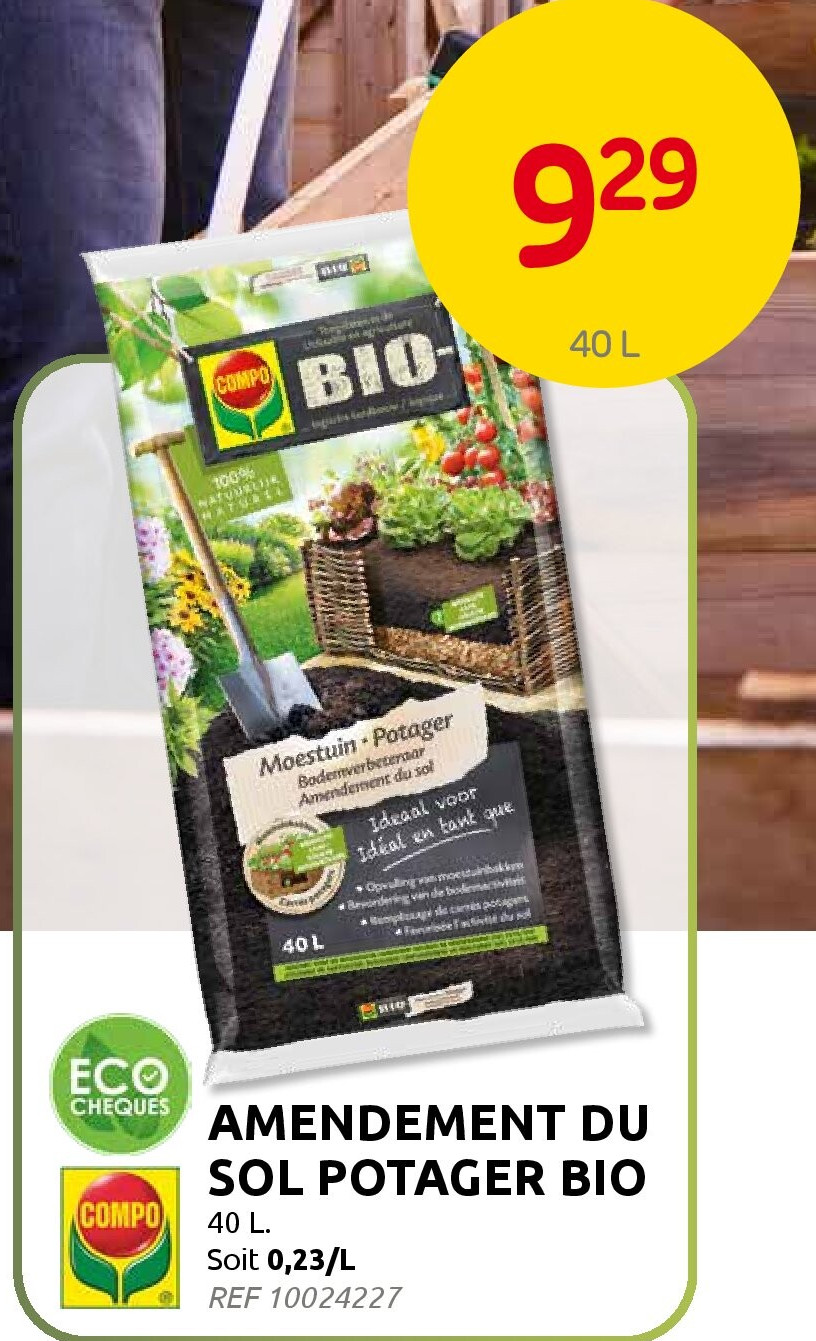 AMENDEMENT DU SOL POTAGER BIO