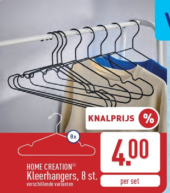 Kleerhangers, 8st.