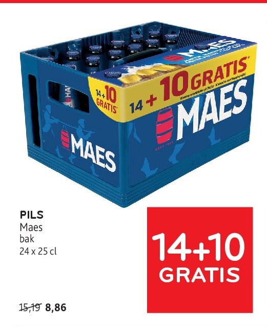 Maes pils bak 24 x 25 cl