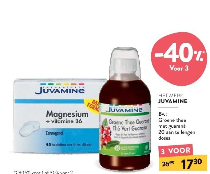 Groene thee met guaraná 20 aan te lengen doses