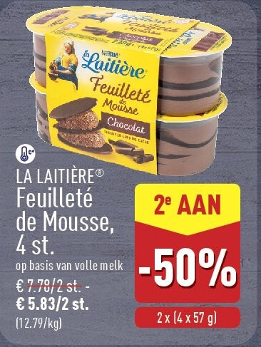 Feuilleté de Mousse, 4st.