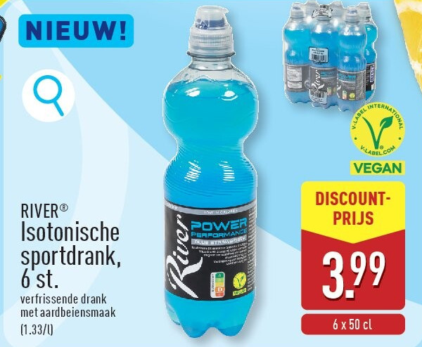 Isotonische sportdrank, 6st.