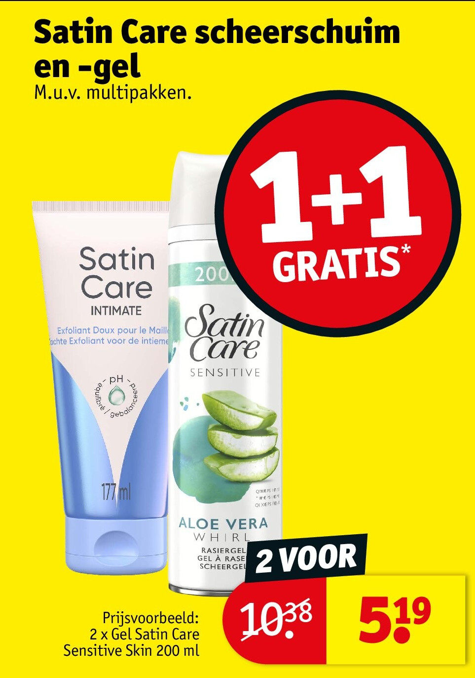 Satin Care scheerschuim en -gel