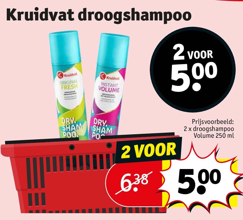Kruidvat droogshampoo