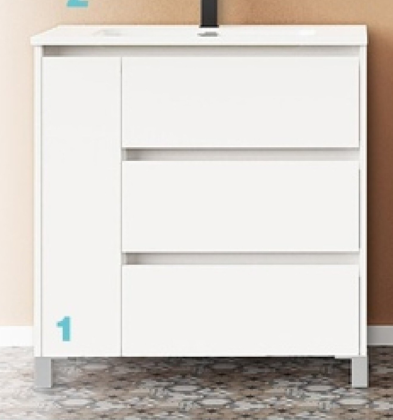 BADKAMERMEUBEL - 80 cm