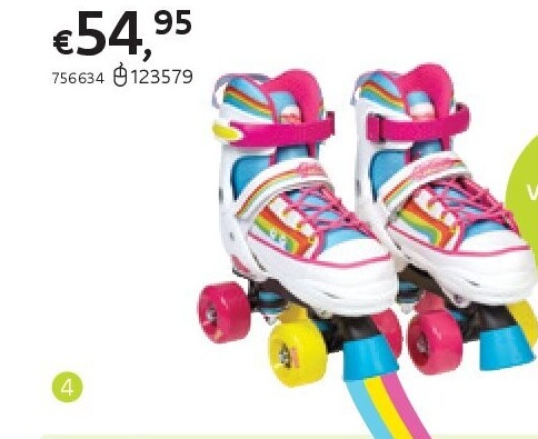 OPTIMUM ROLSCHAATSEN RAINBOW MAAT 28-31