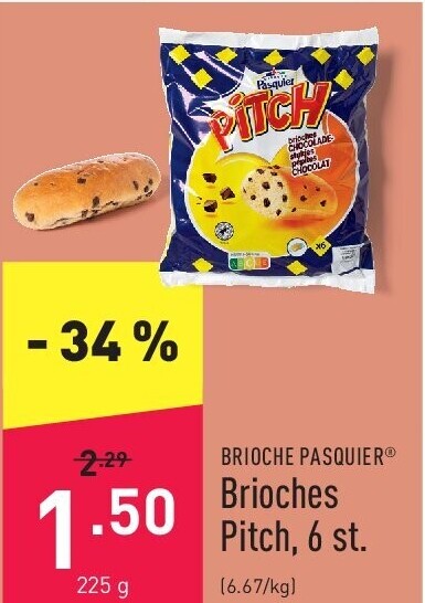 Brioches Pitch, 6 st.