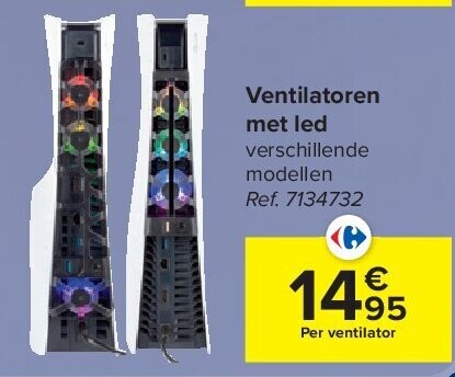 Ventilatoren met led