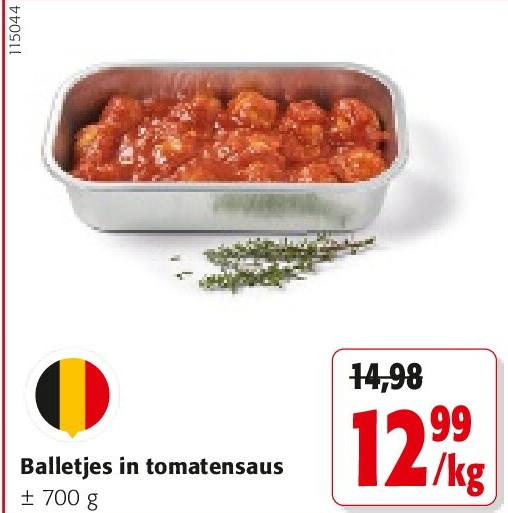 Balletjes in tomatensaus