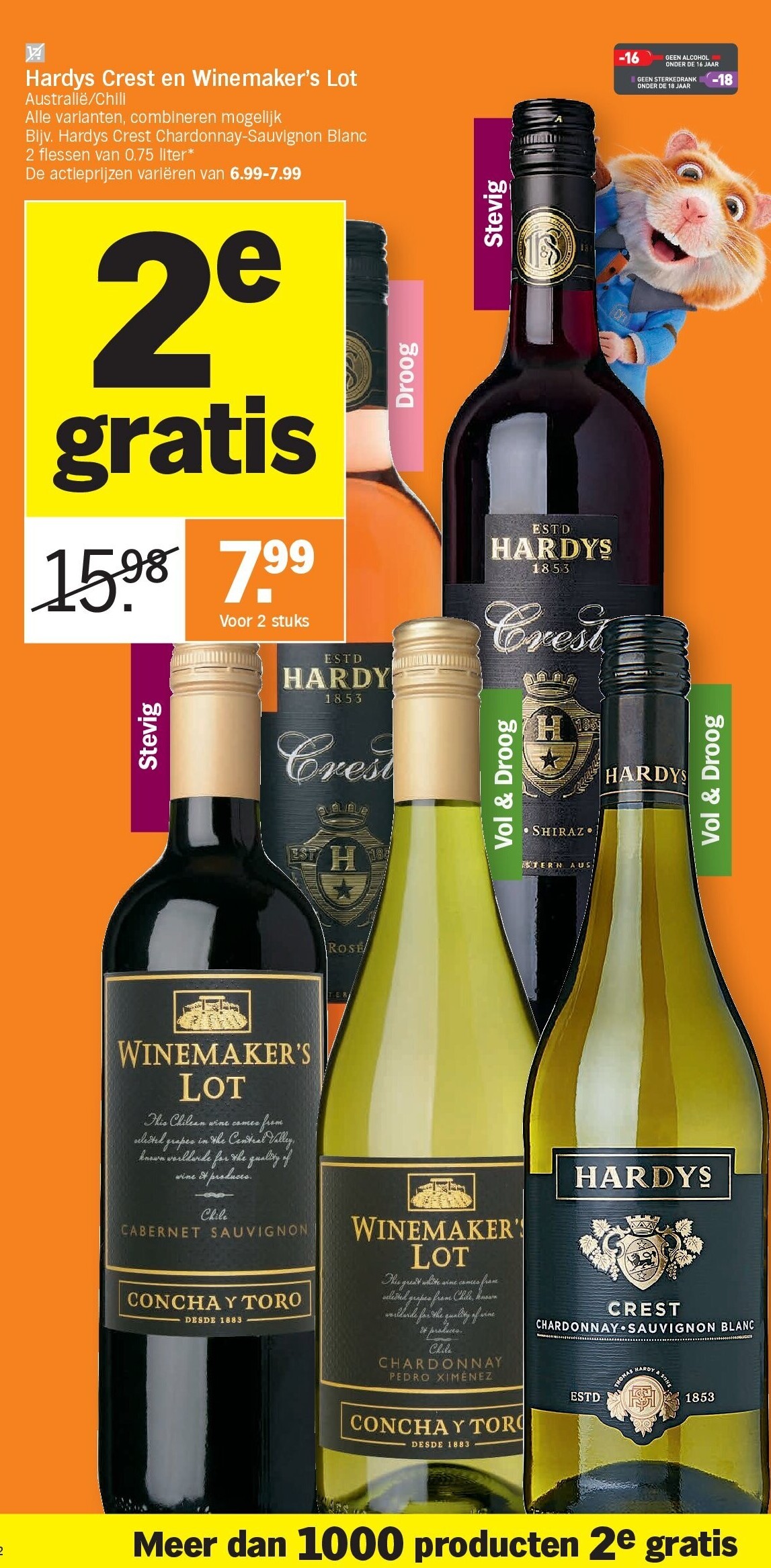 Hardys Crest en Winemaker's Lot