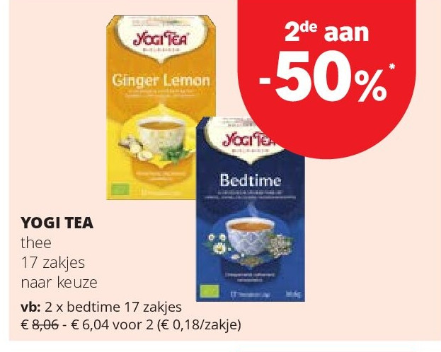 YOGI TEA bedtime 17 zakjes