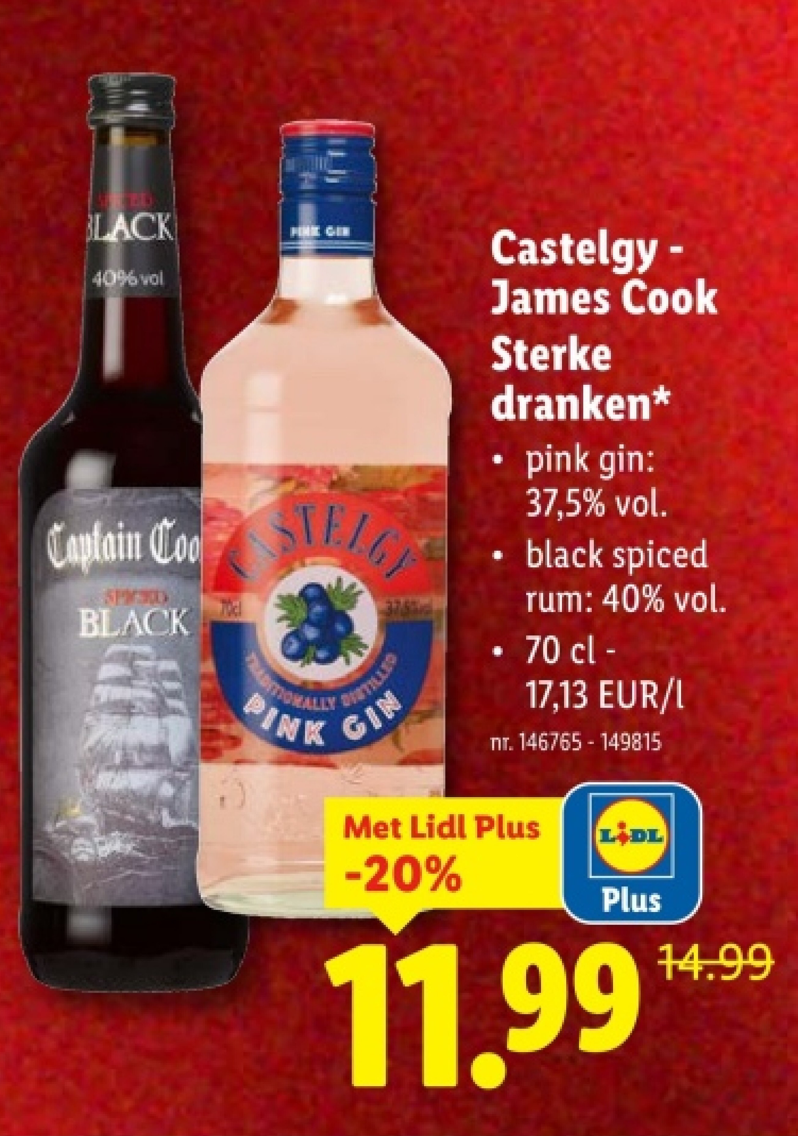 James Cook Sterke dranken