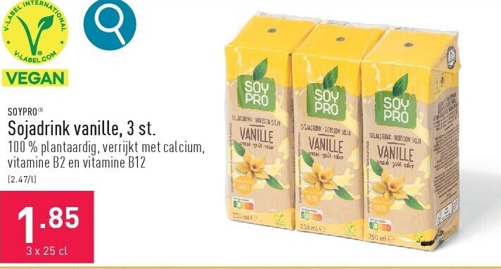Sojadrink vanille, 3st.