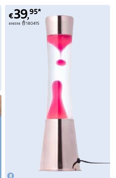LAVALAMP ROZE