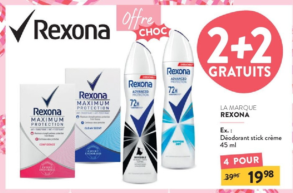 Déodorant stick crème 45 ml