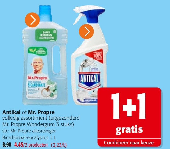 Mr. Propre allesreiniger Bicarbonaat-eucalyptus 1 L