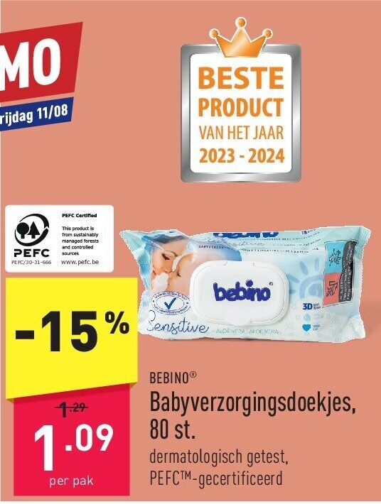 Babyverzorgingsdoekjes, 80 st.