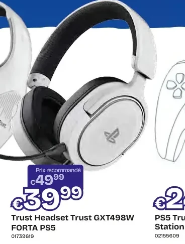 Trust Headset Trust GXT498W FORTA PS5