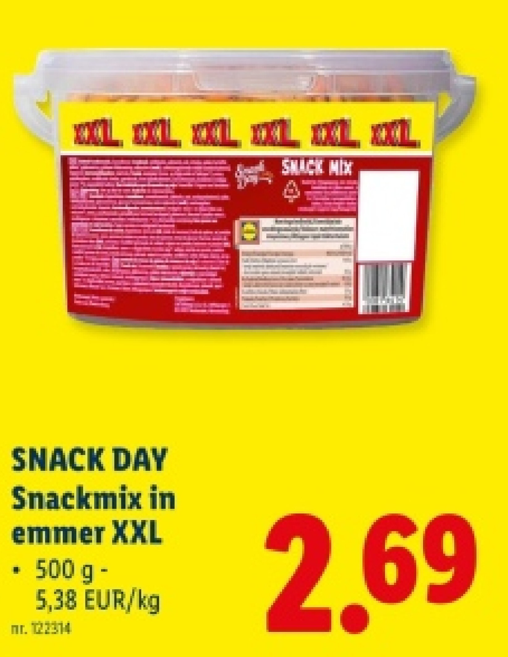 Snackmix in emmer XXL
