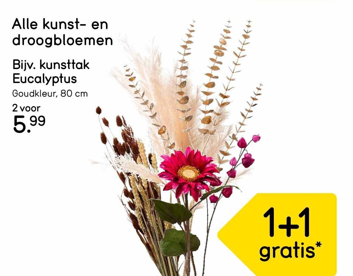 Alle kunst- en droogbloemen