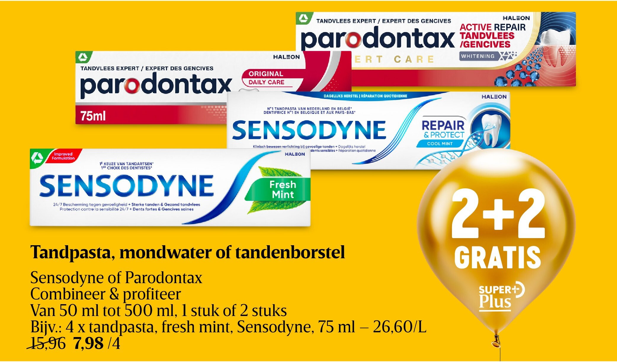 Tandpasta, mondwater of tandenborstel