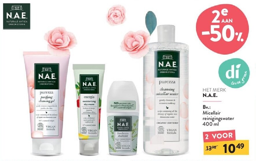 N.A.E. Micellair reinigingswater 400 ml