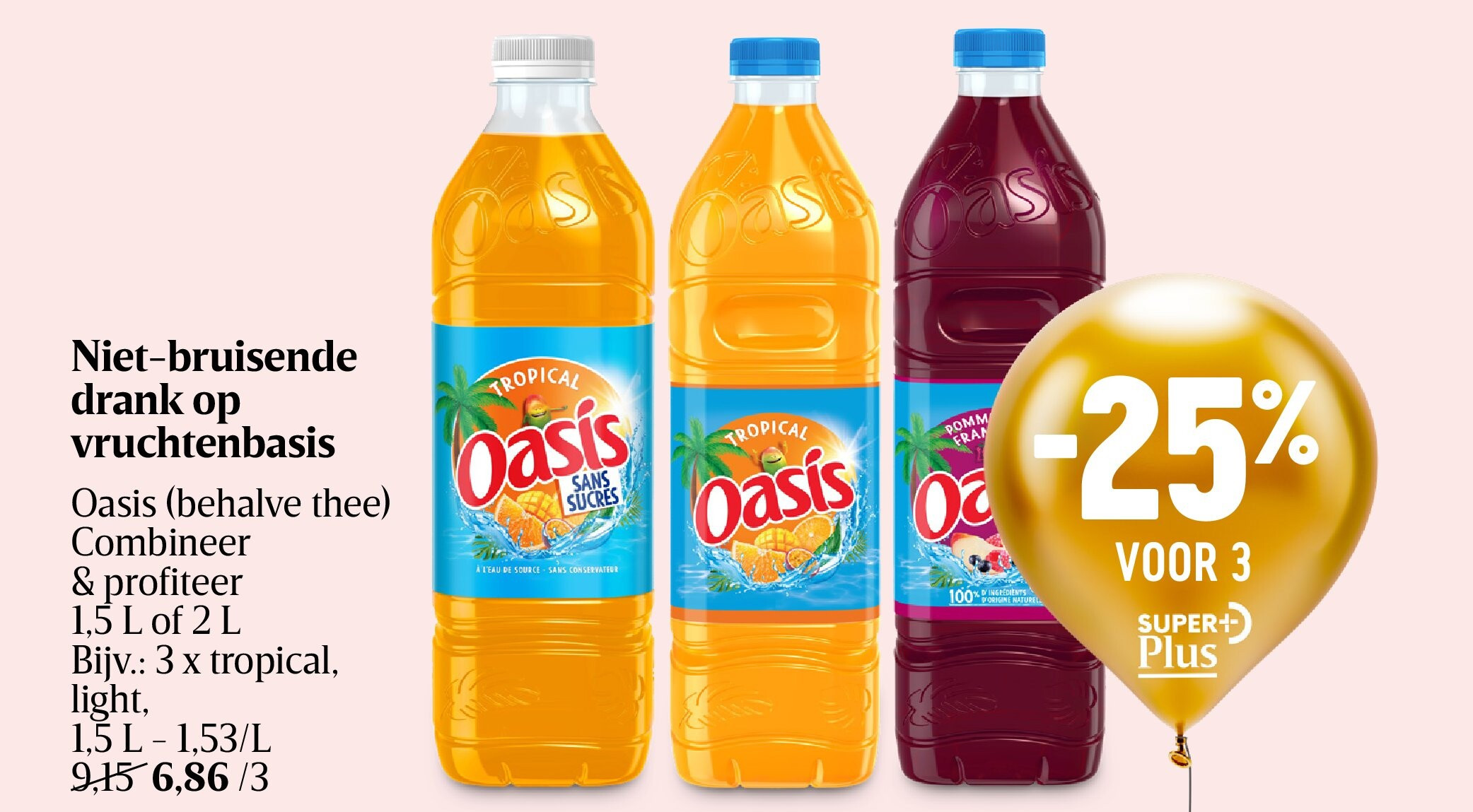 Niet-bruisende drank op vruchtenbasis