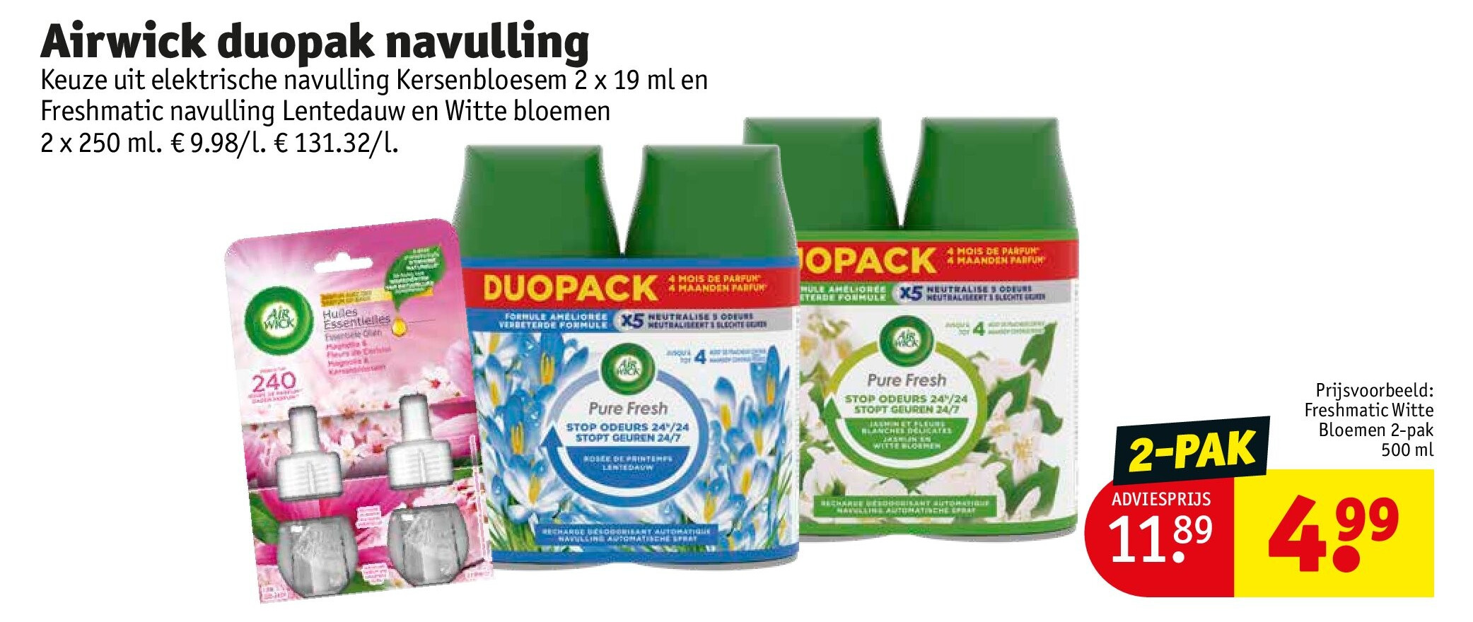 Airwick duopak navulling