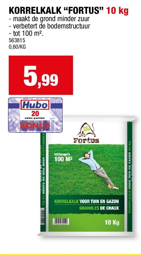 KORRELKALK “FORTUS” 10 kg