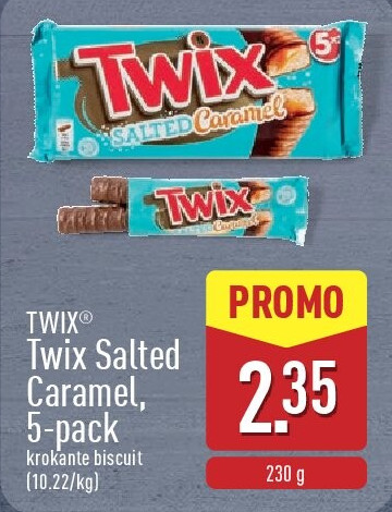 Twix Salted Caramel, 5-pack