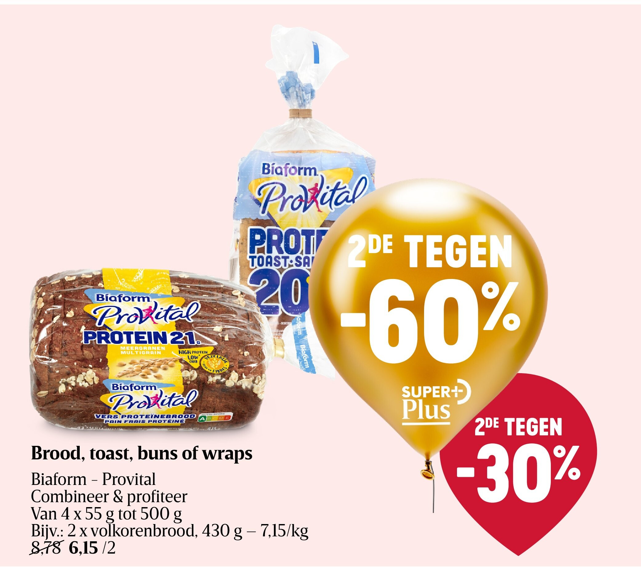 Brood, toast, buns of wraps